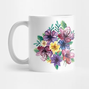 Bouquet of watercolor flowers Mug